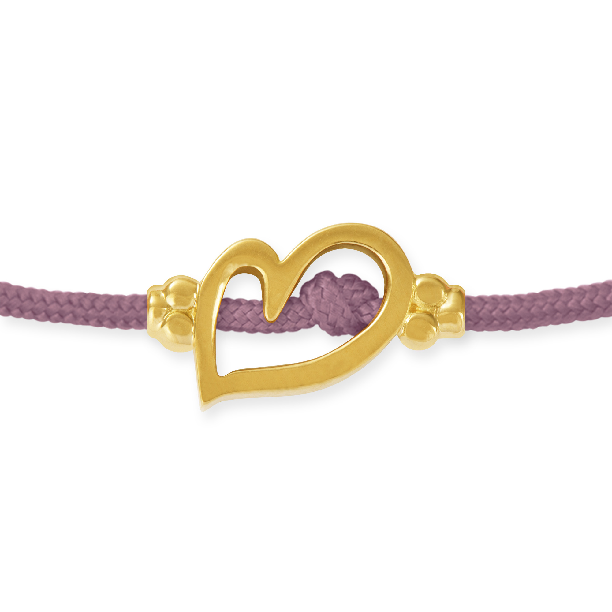 LESER Armband- Herz 750 Gelbgold