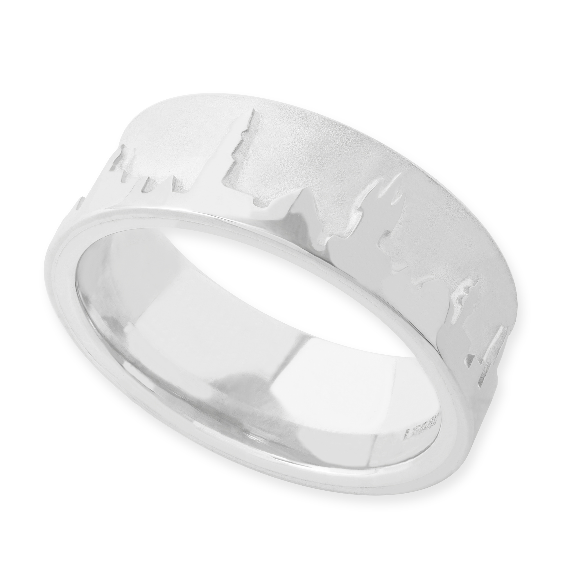 LESER Ring- Stadtsilhouette Silber