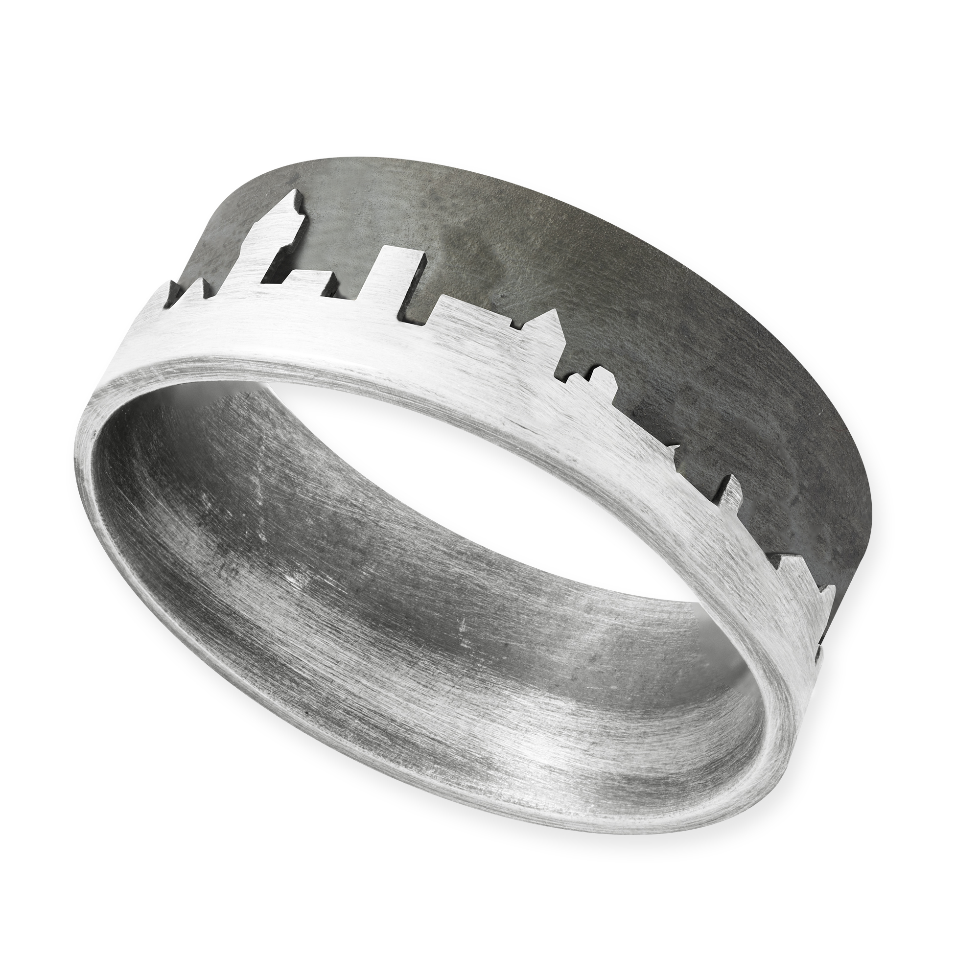 LESER Ring- Stadtsilhouette Silber