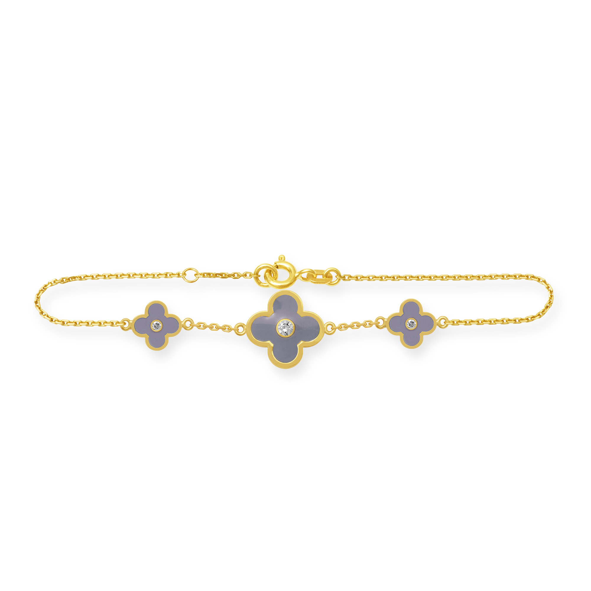 Armband mit drei traupen Blumen