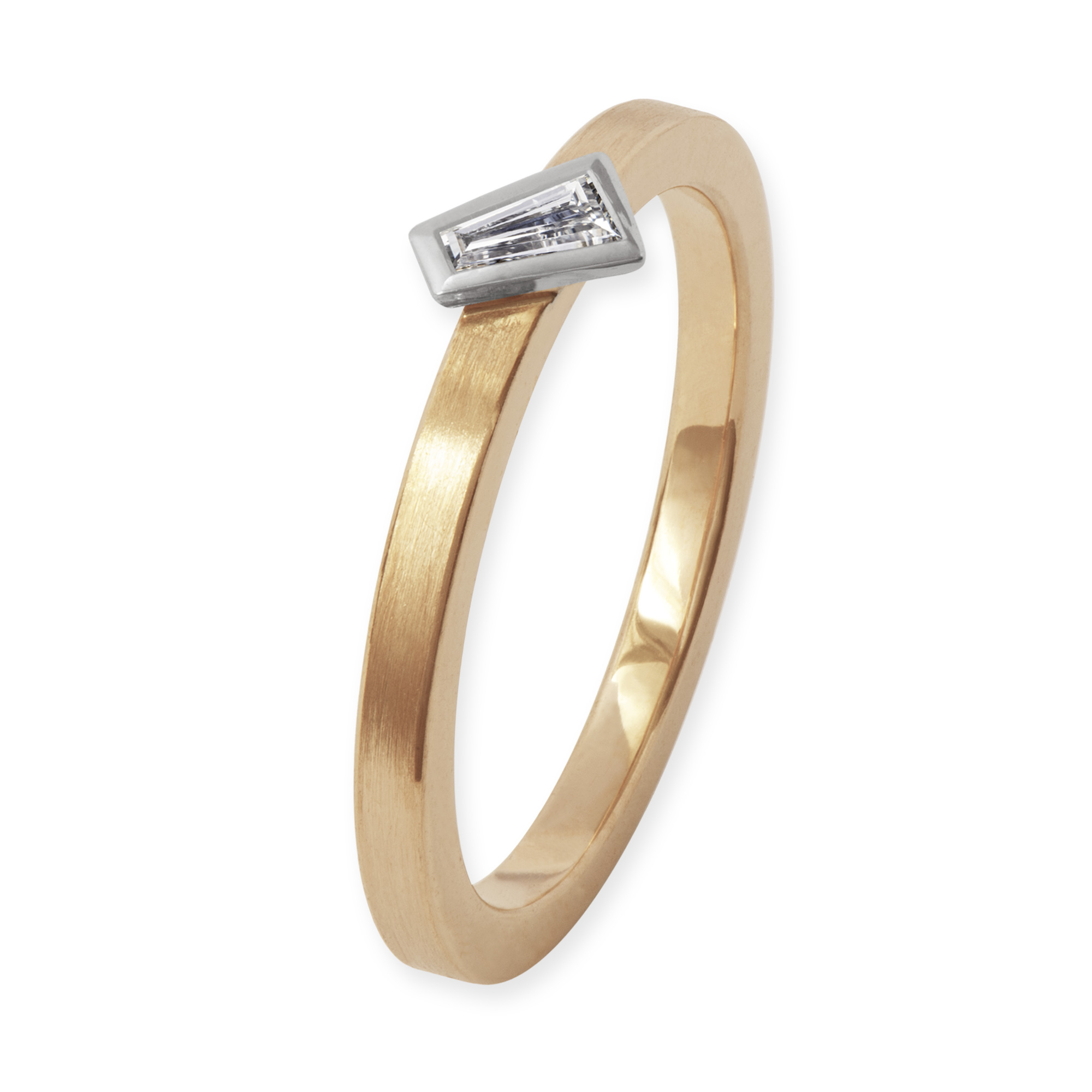LESER Ring-750 Roségold Diamant