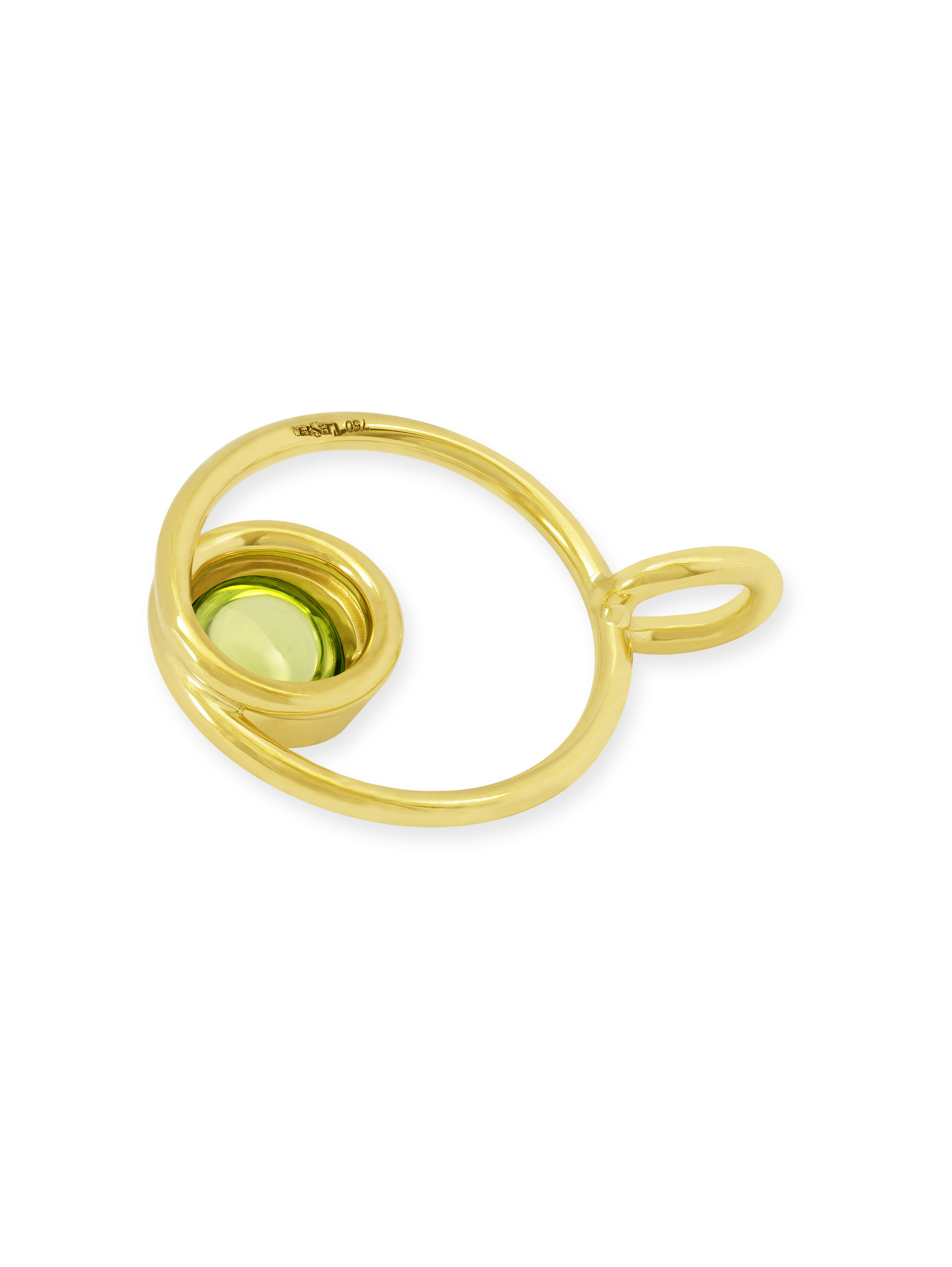 LESER Anhänger-Gelbgold- Peridot - 124038