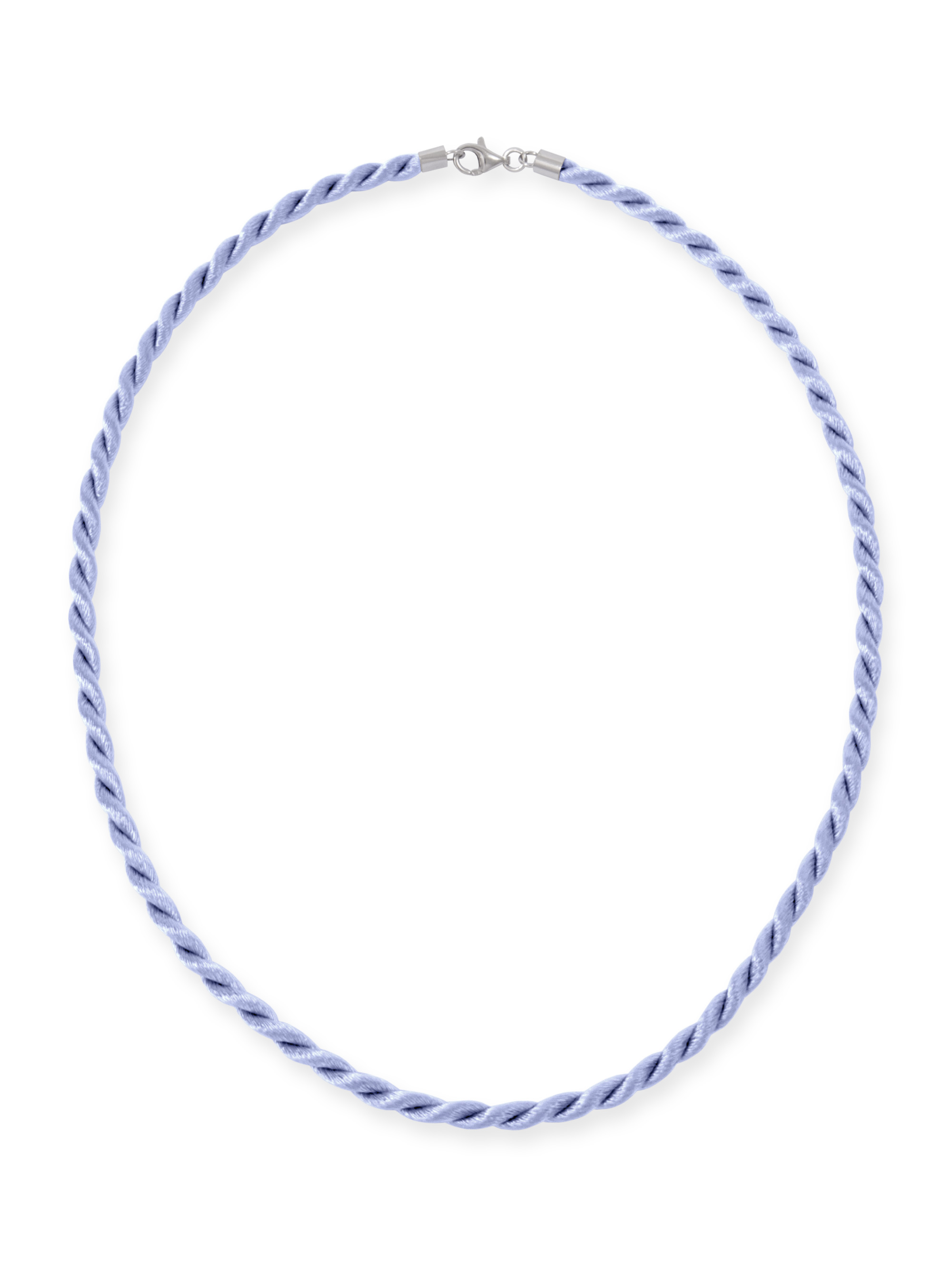 LESER Satinkordel-Kette-Blaugrau