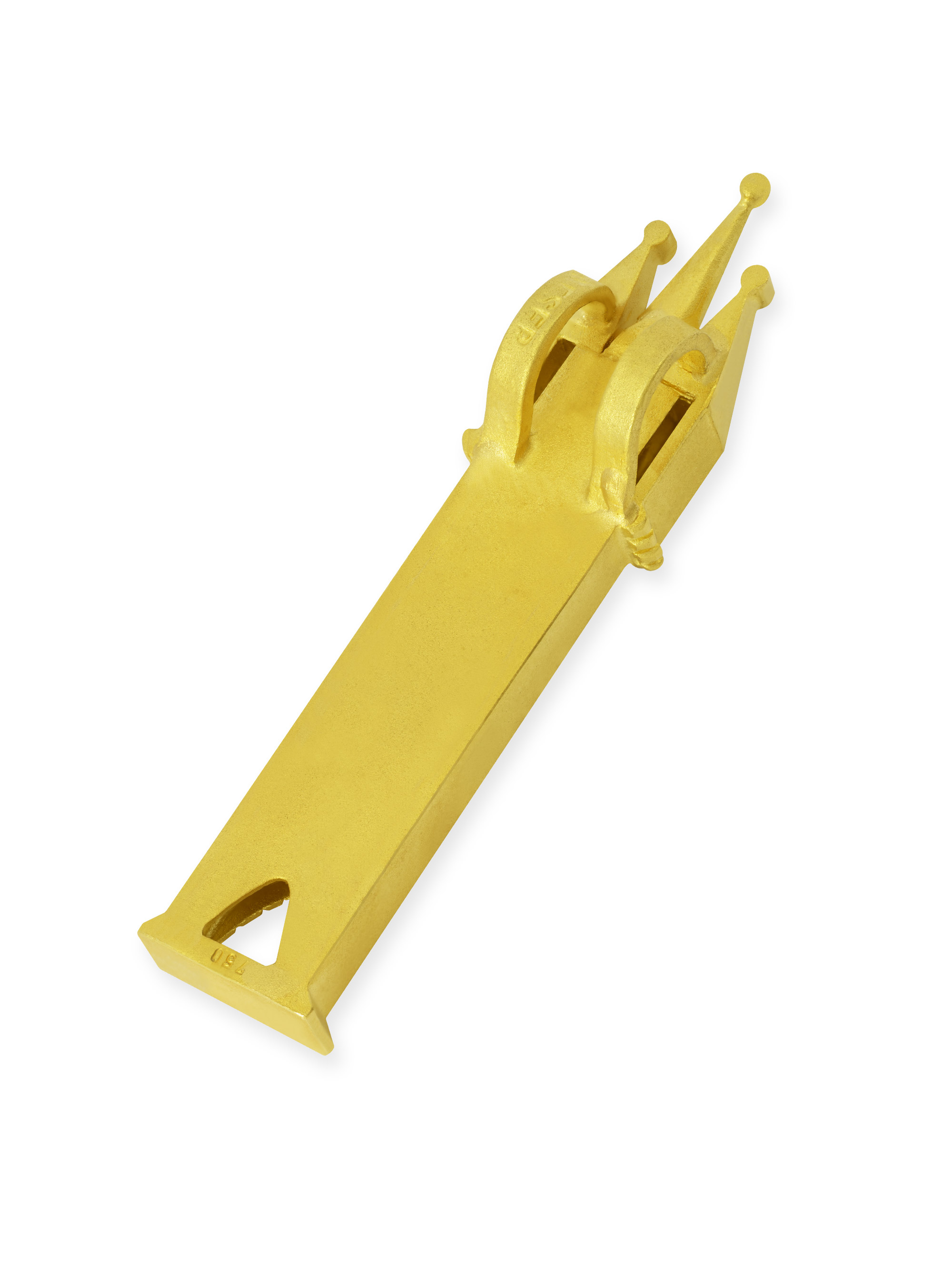 LESER Anhaenger- Stadtturm Gelbgold
