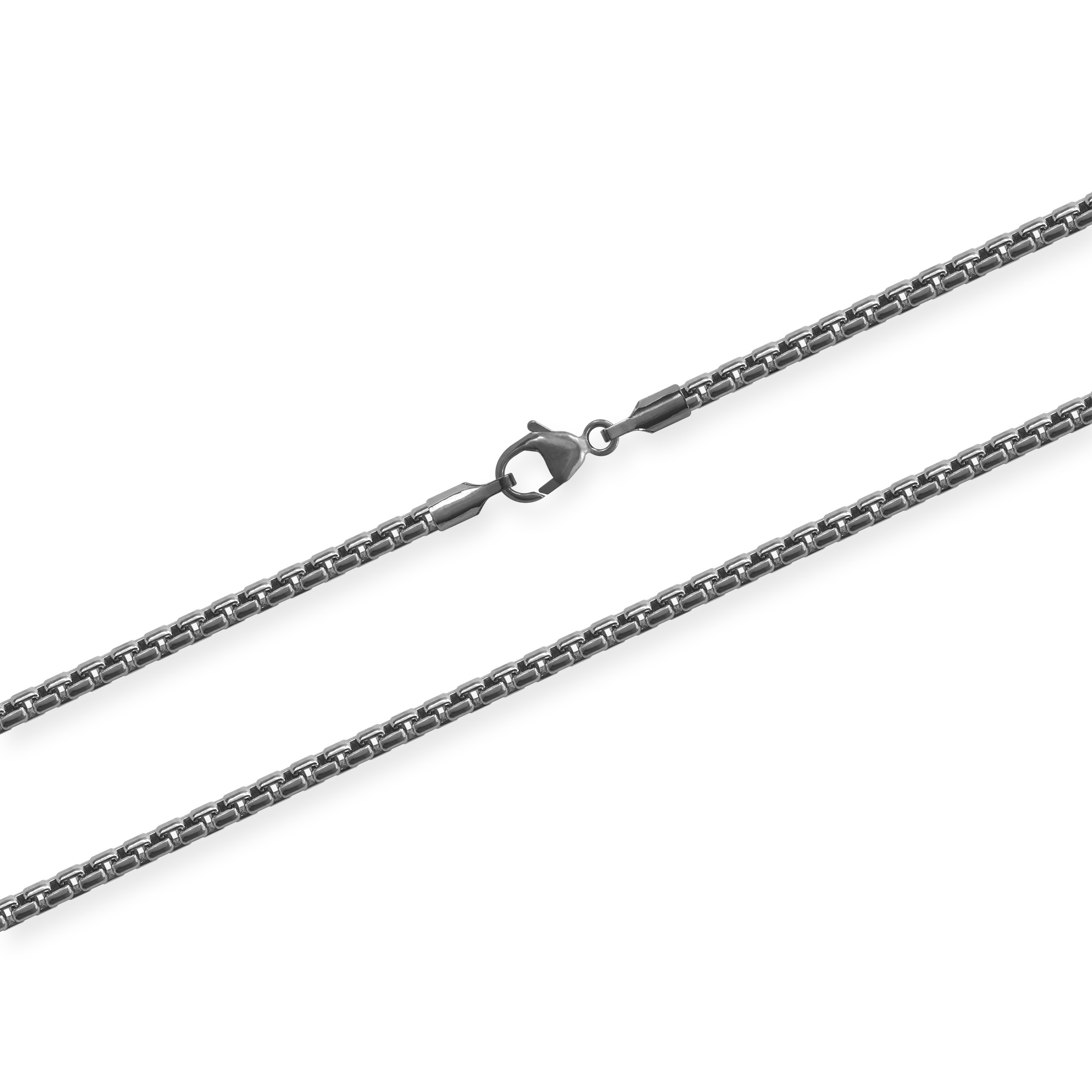 Inkakette-Karabiner-2,0mm-925SIL-OXY Inkakette-Karabiner-2,0mm-925SIL-OXY
