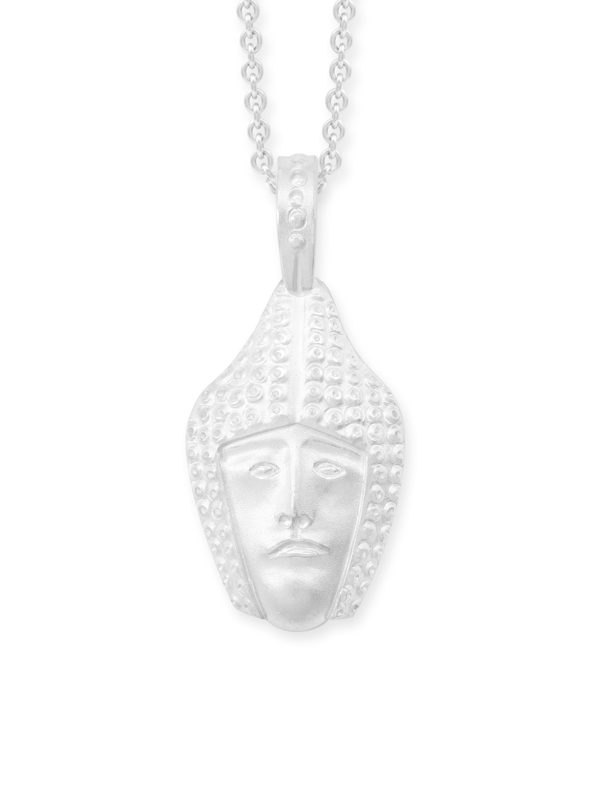 LESER Anhaenger- Stadtschmuck Roemermaske Straubing Silber