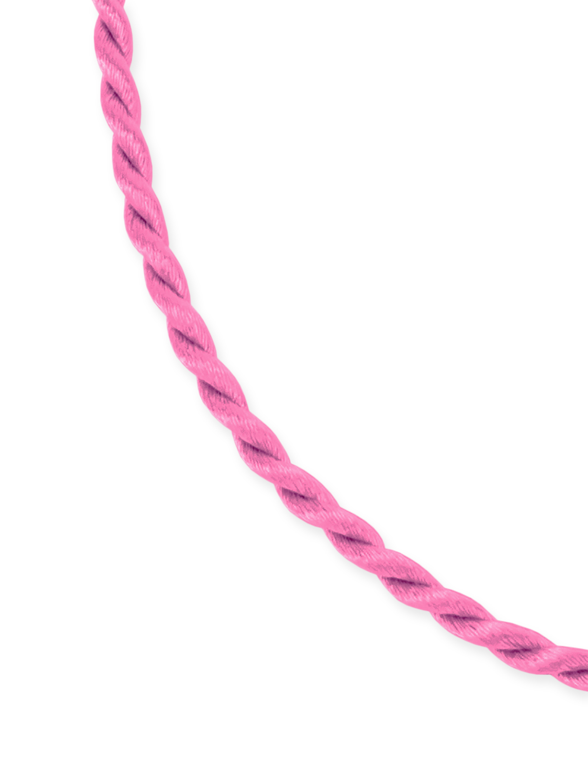 LESER Satinkordel-Kette-Pink