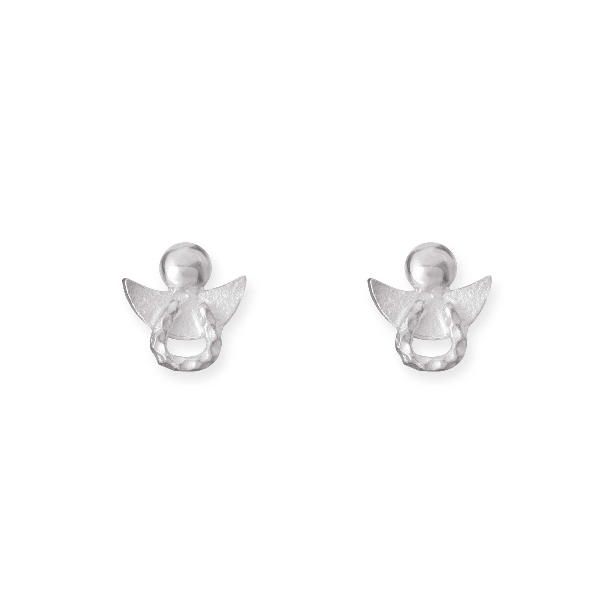 LESER Ohrstecker- Engel 750 Weissgold