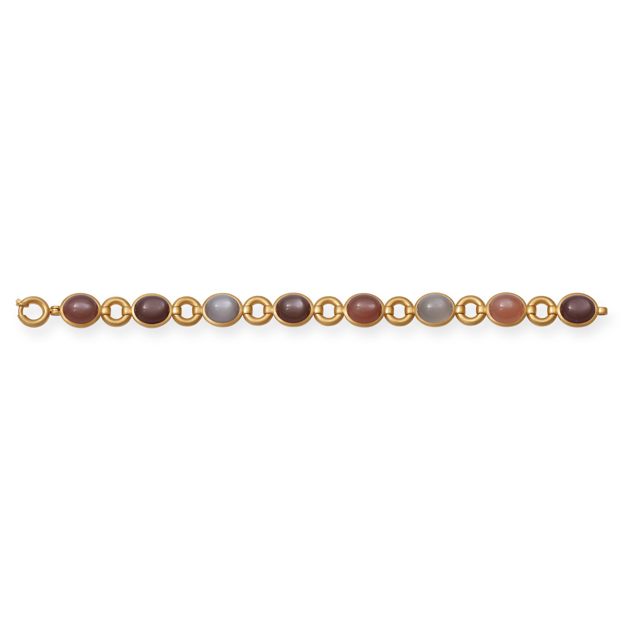 LESER Armband-750 Roségold Mondstein