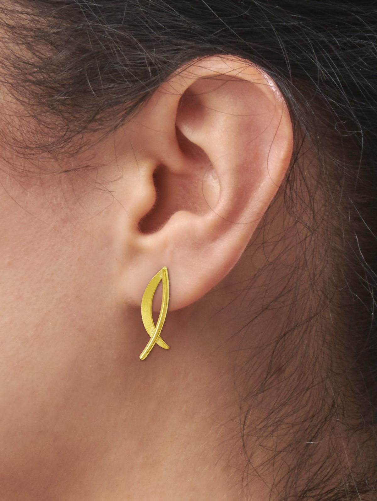 LESER Modelbilder-Ohr-Gelbgold-122355