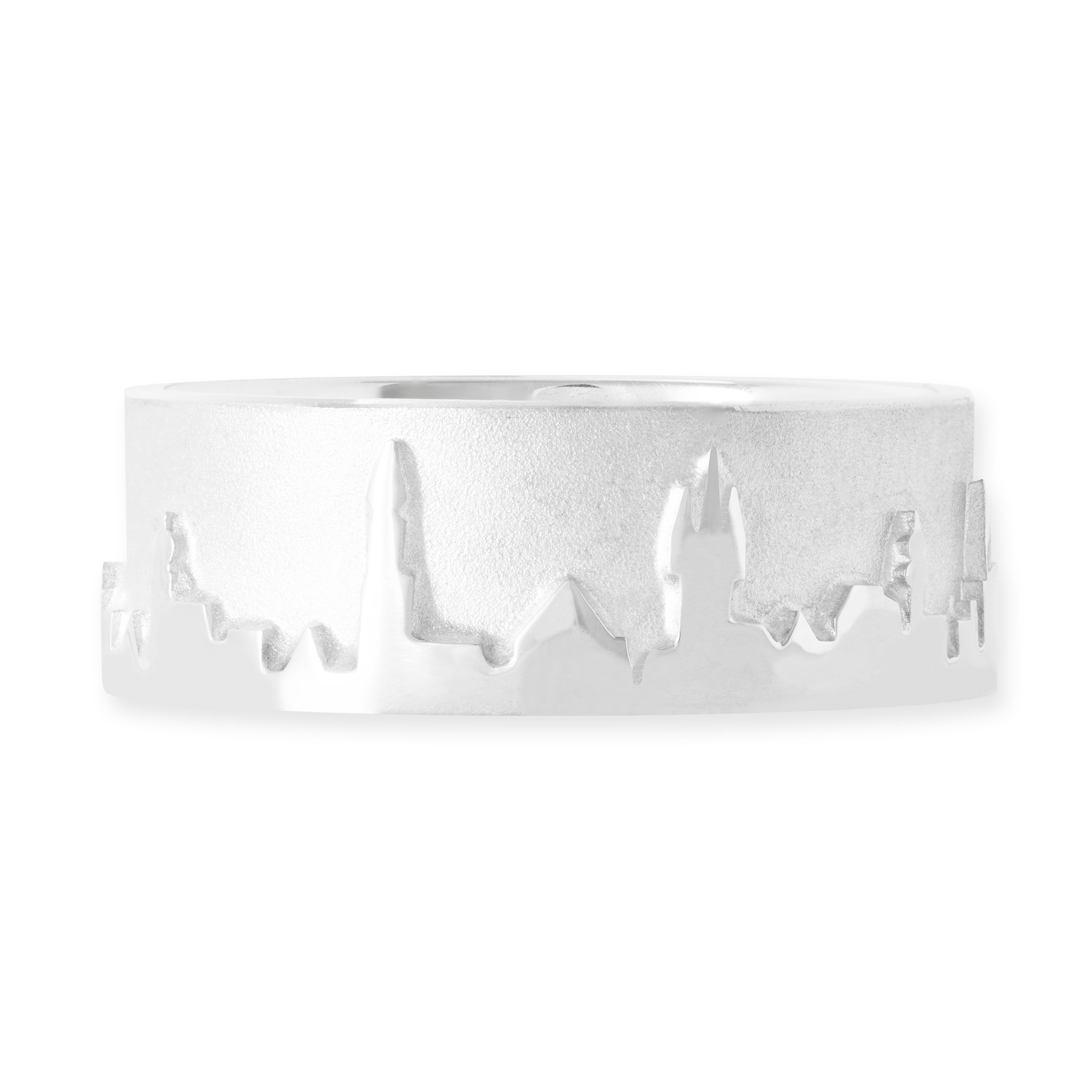 LESER Ring- Stadtsilhouette Silber