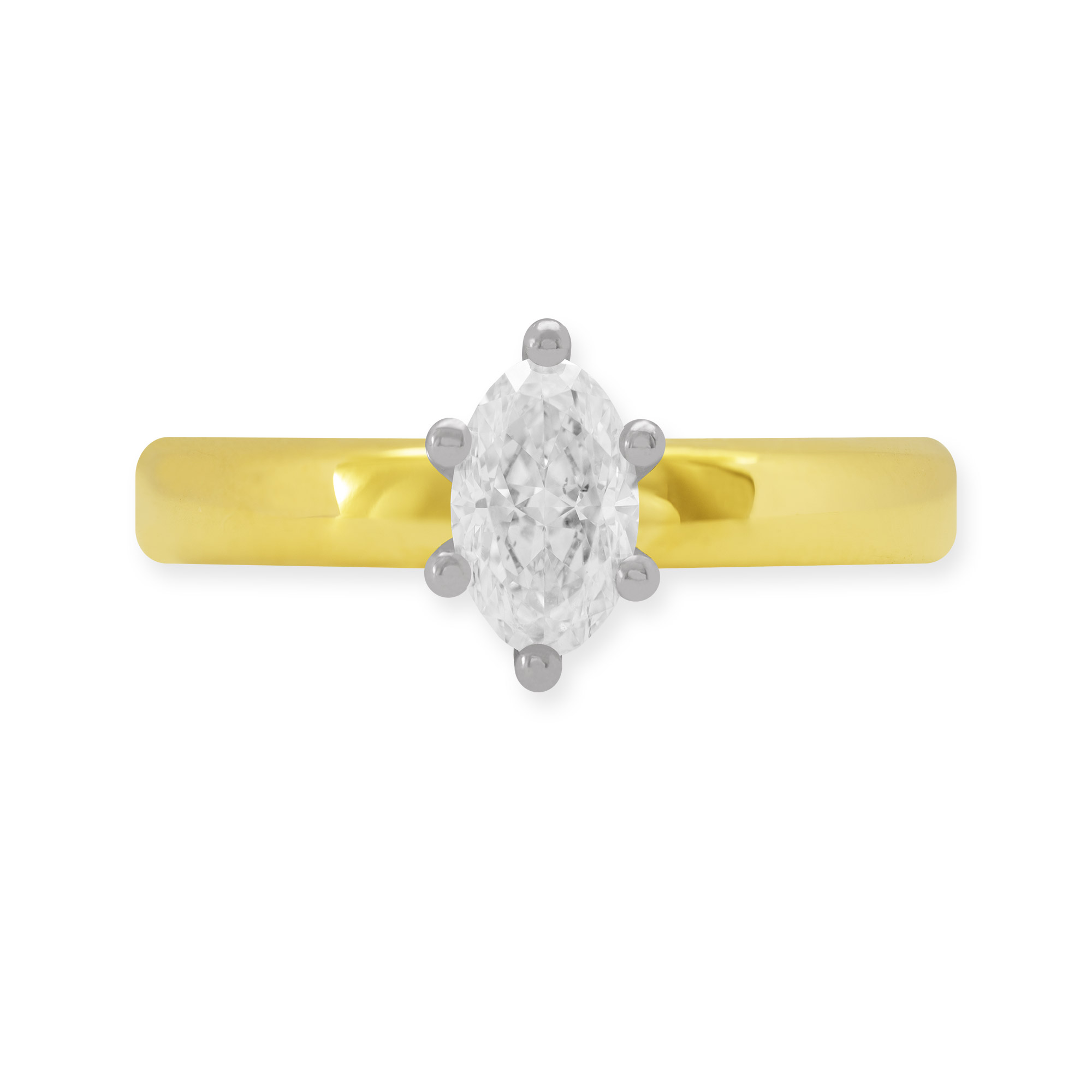 LESER Ring-Verlobungsring 750Gelbgold-124033