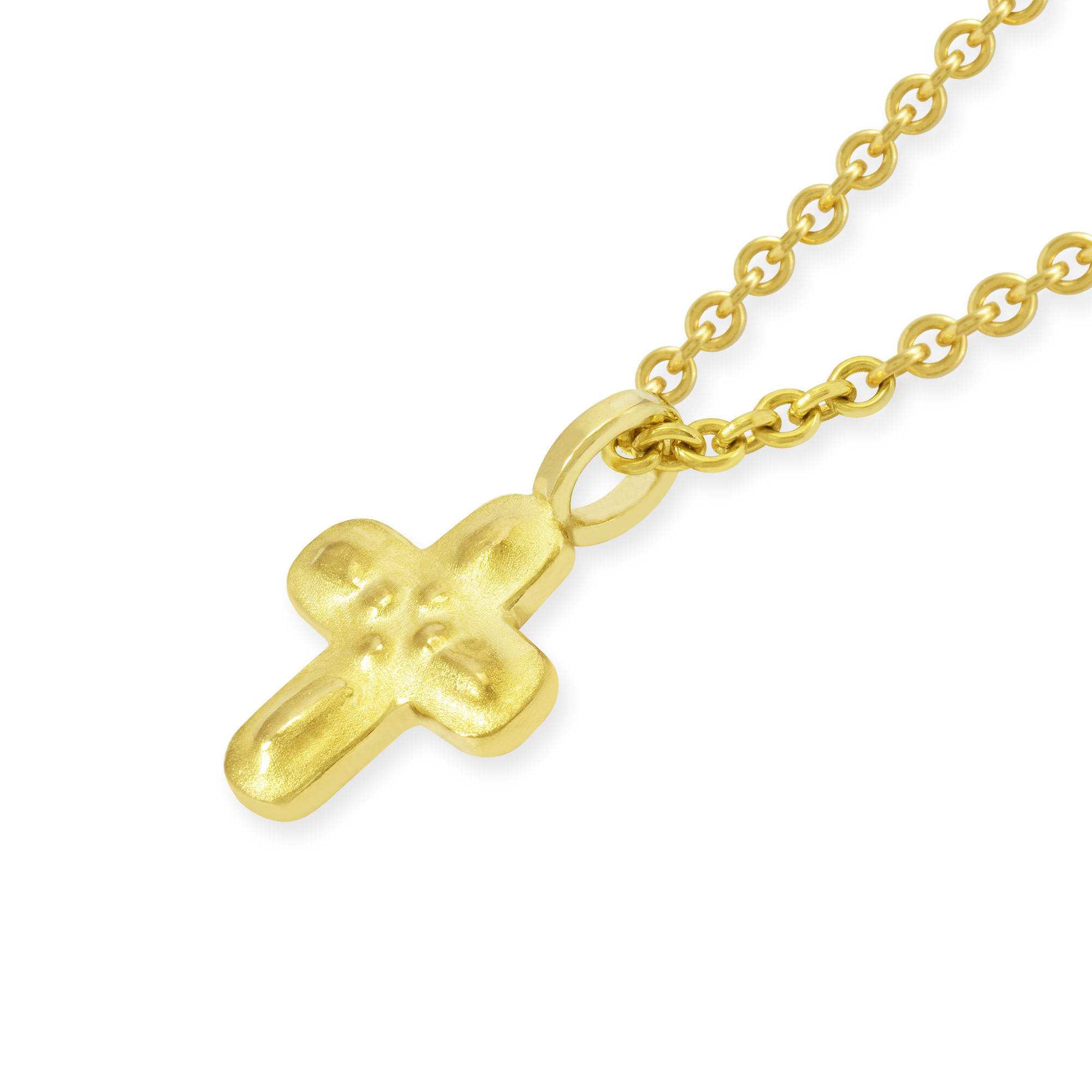 LESER Anhänger-Kreuz-750 Gelbgold-123992