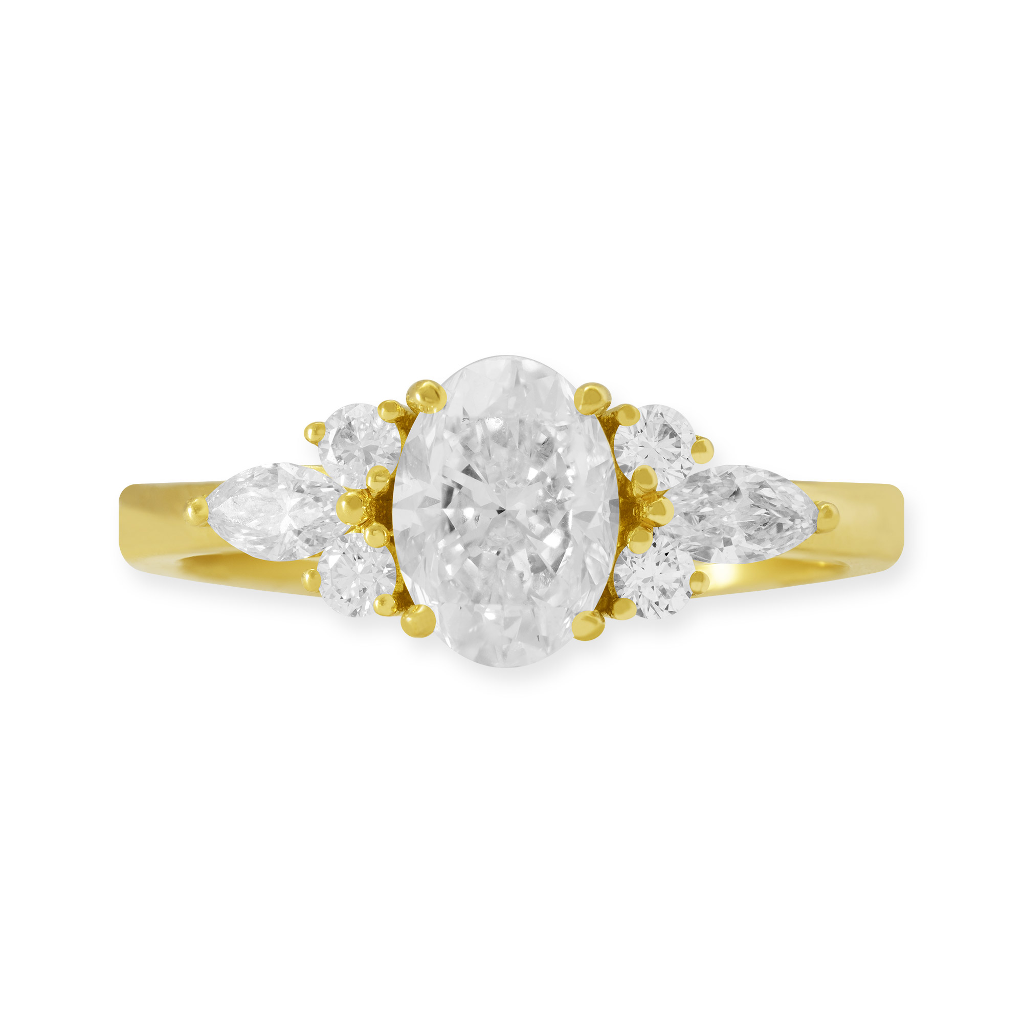 LESER Ring-Verlobungsring 750Gelbgold-123962