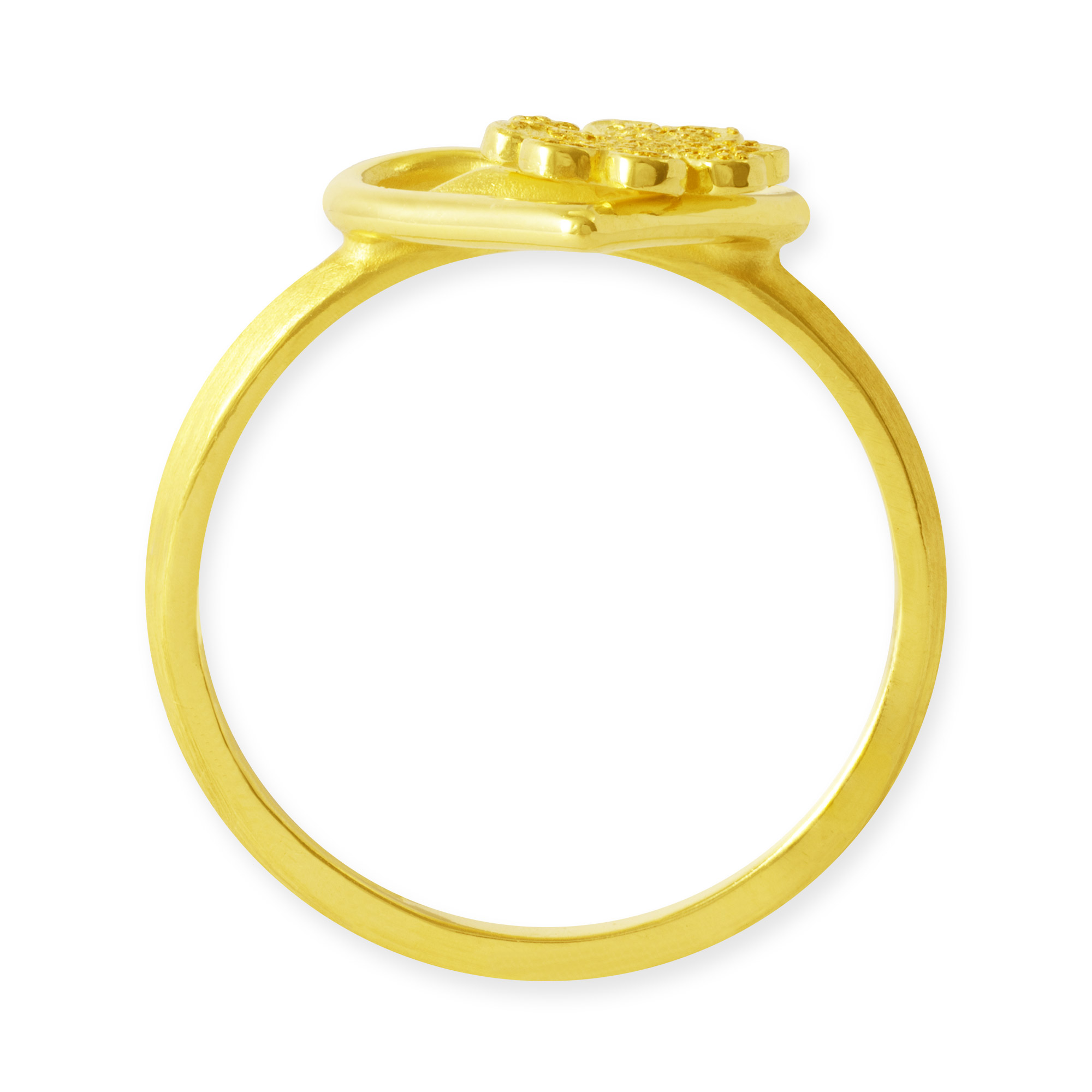 LESER Herz-Ring-Gelbgold-123147