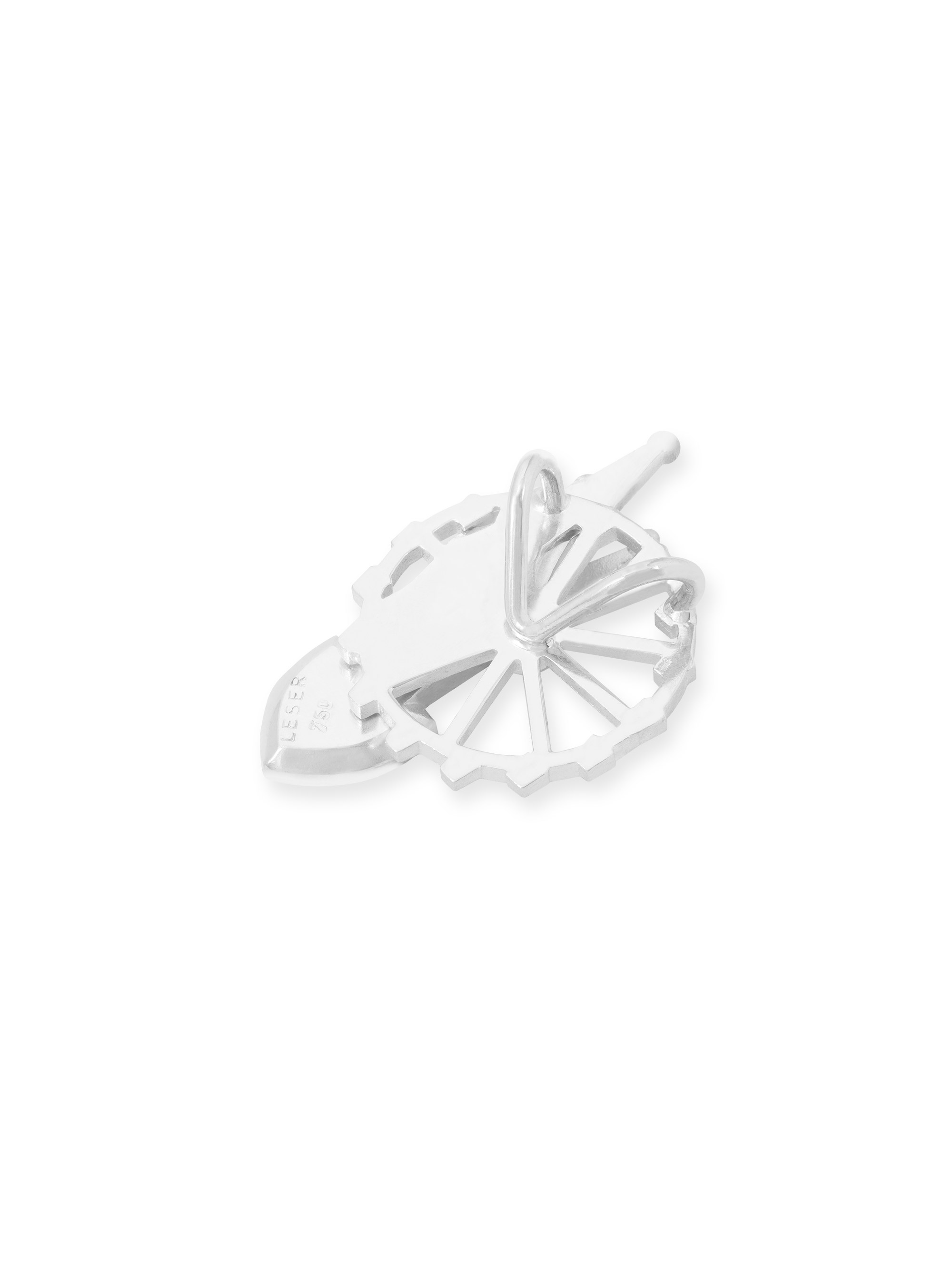 LESER Anhaenger- Stadtschmuck Riesenrad Straubing Silber