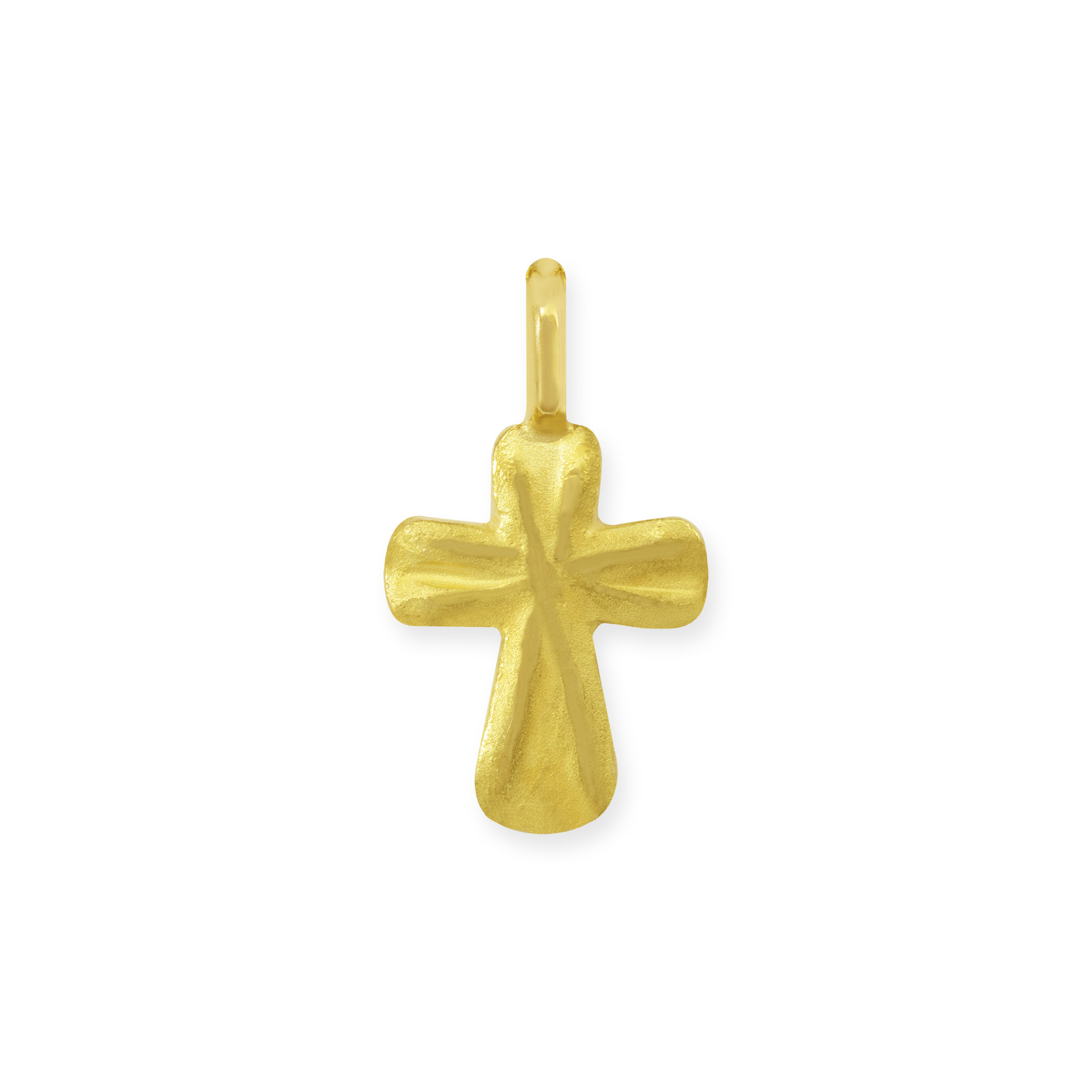 LESER Anhänger-Kreuz-750 Gelbgold-123991