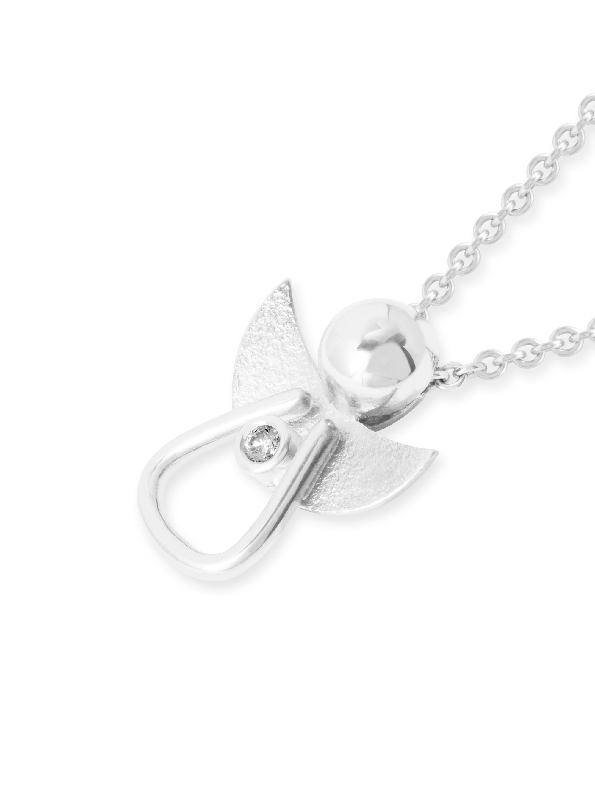 LESER Anhaenger-Engel 925 Silber Brillant