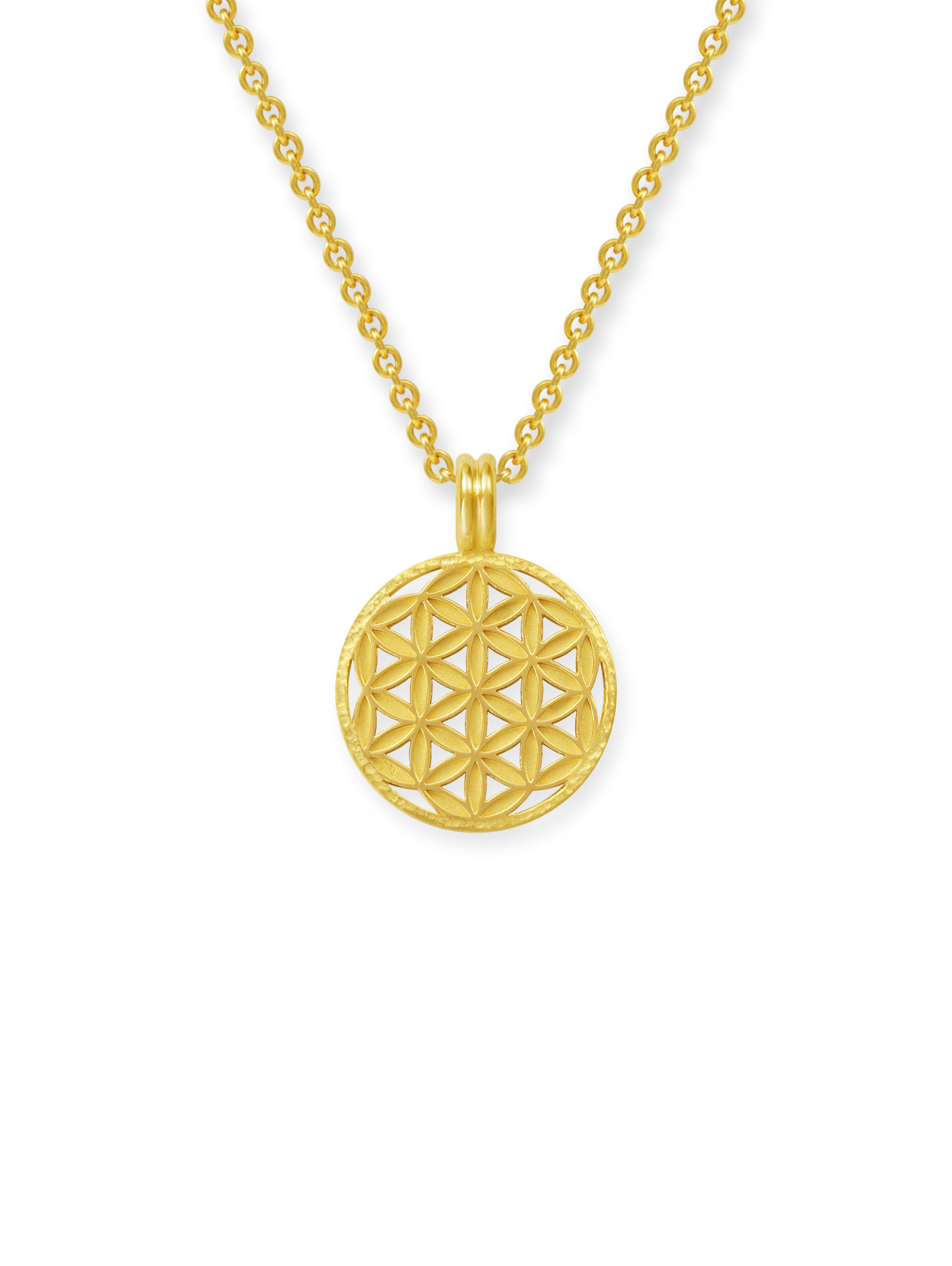 LESER Anhaenger- Blume des Lebens 750 Gelbgold LESER Anhaenger- Blume des Lebens 750 Gelbgold