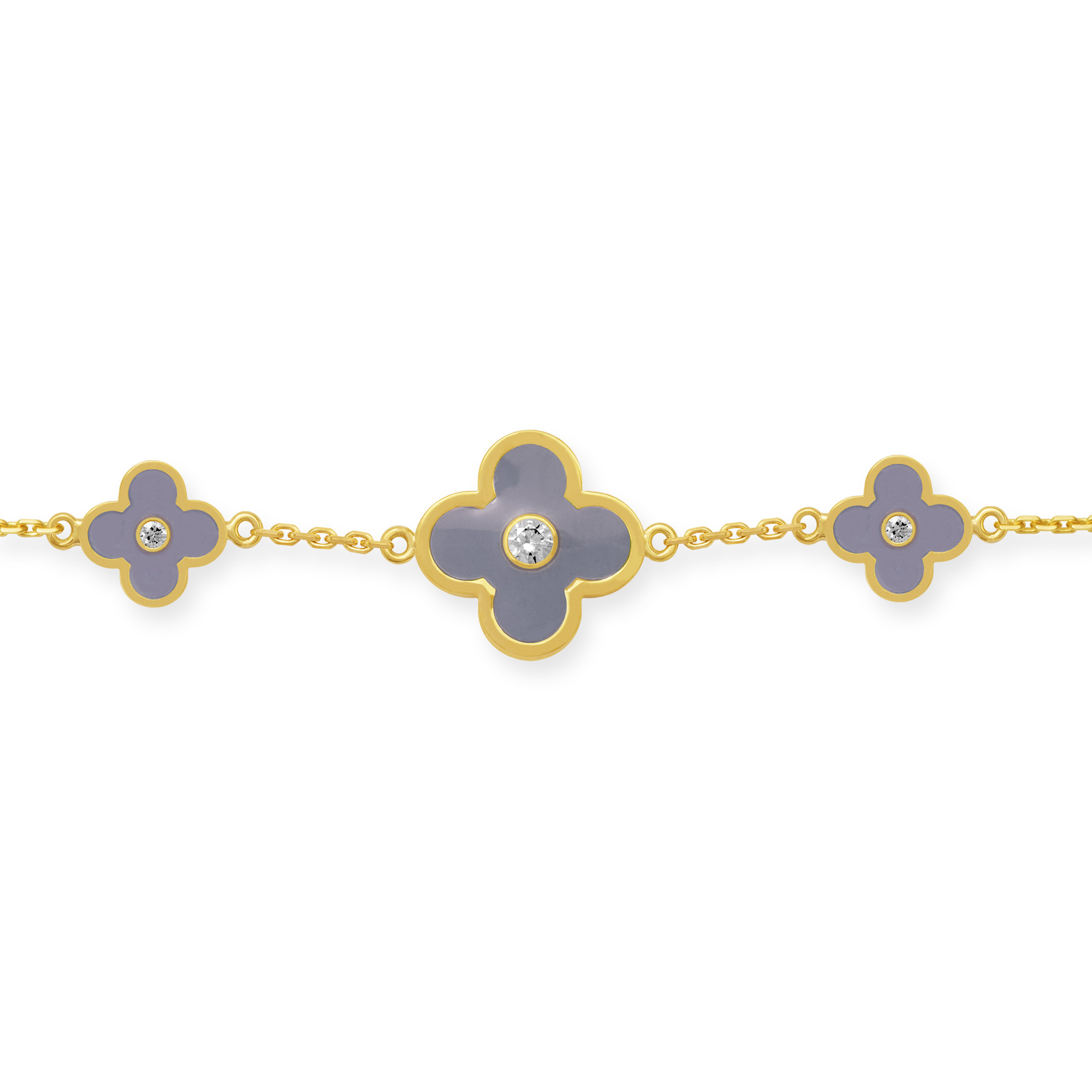 Armband mit drei traupen Blumen
