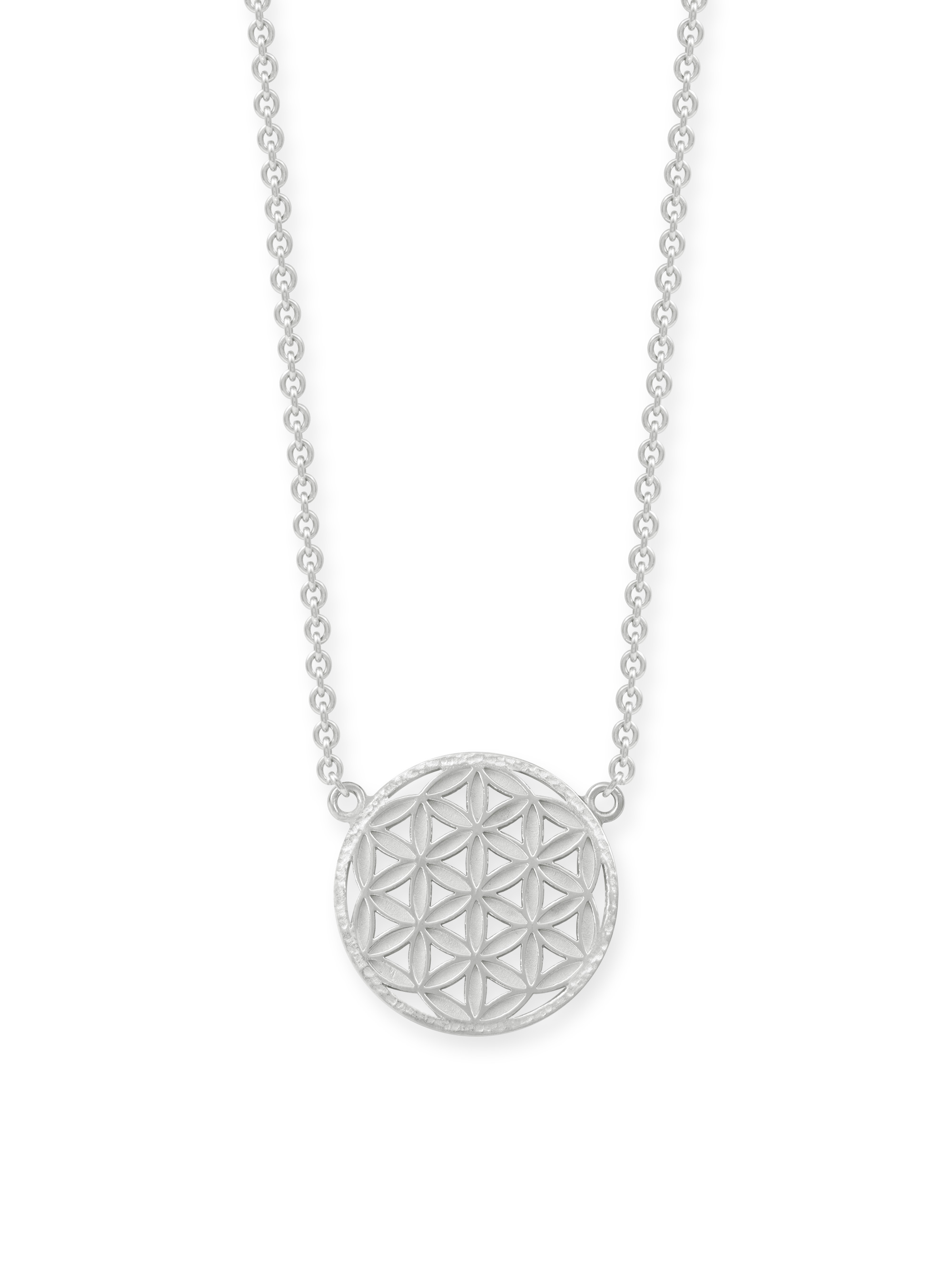 LESER Collier- Blume des Lebens 925 Silber LESER Collier- Blume des Lebens 925 Silber