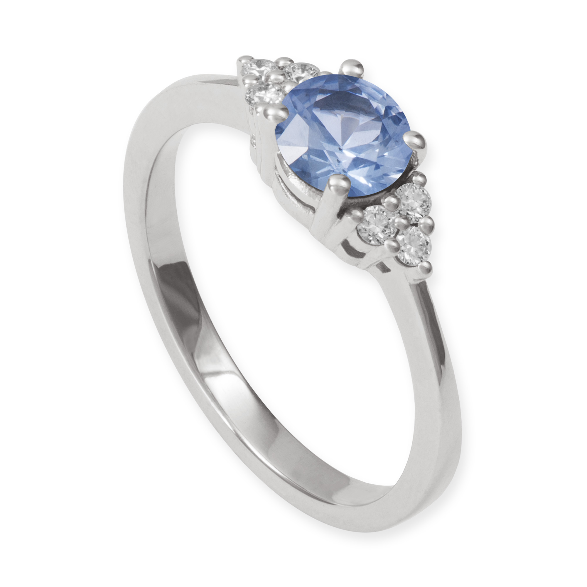 LESER Ring- Aquamarin 750 Weissgold-114421 LESER Ring- Aquamarin 750 Weissgold