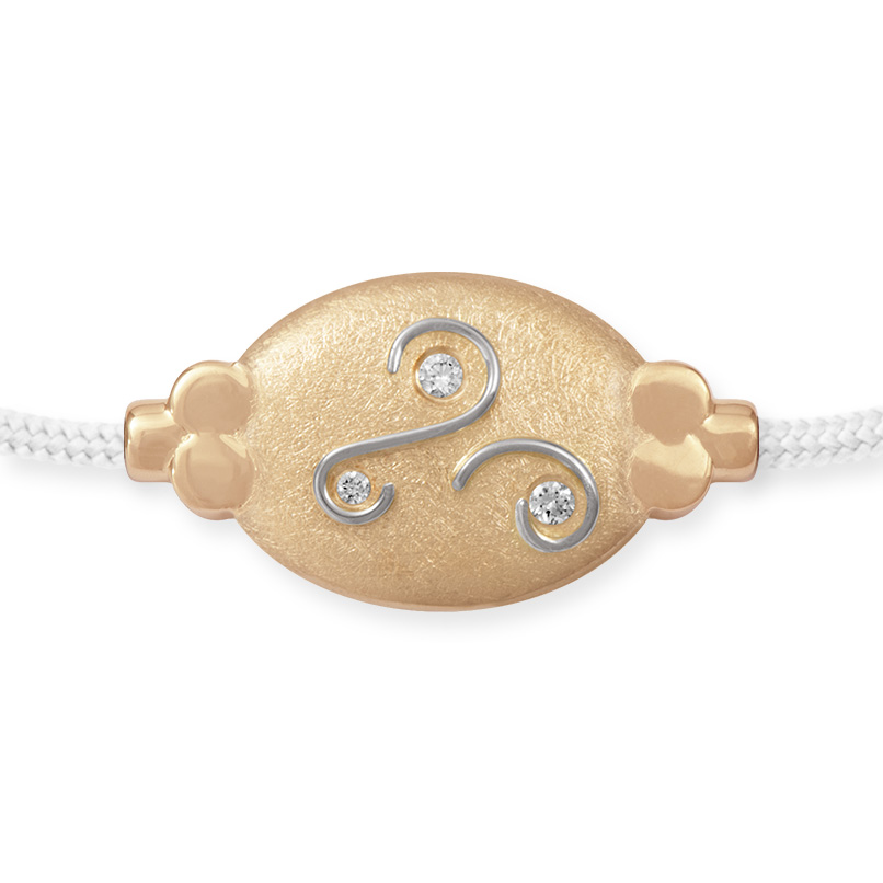LESER Armband- 585 Rotgold 925 Silber