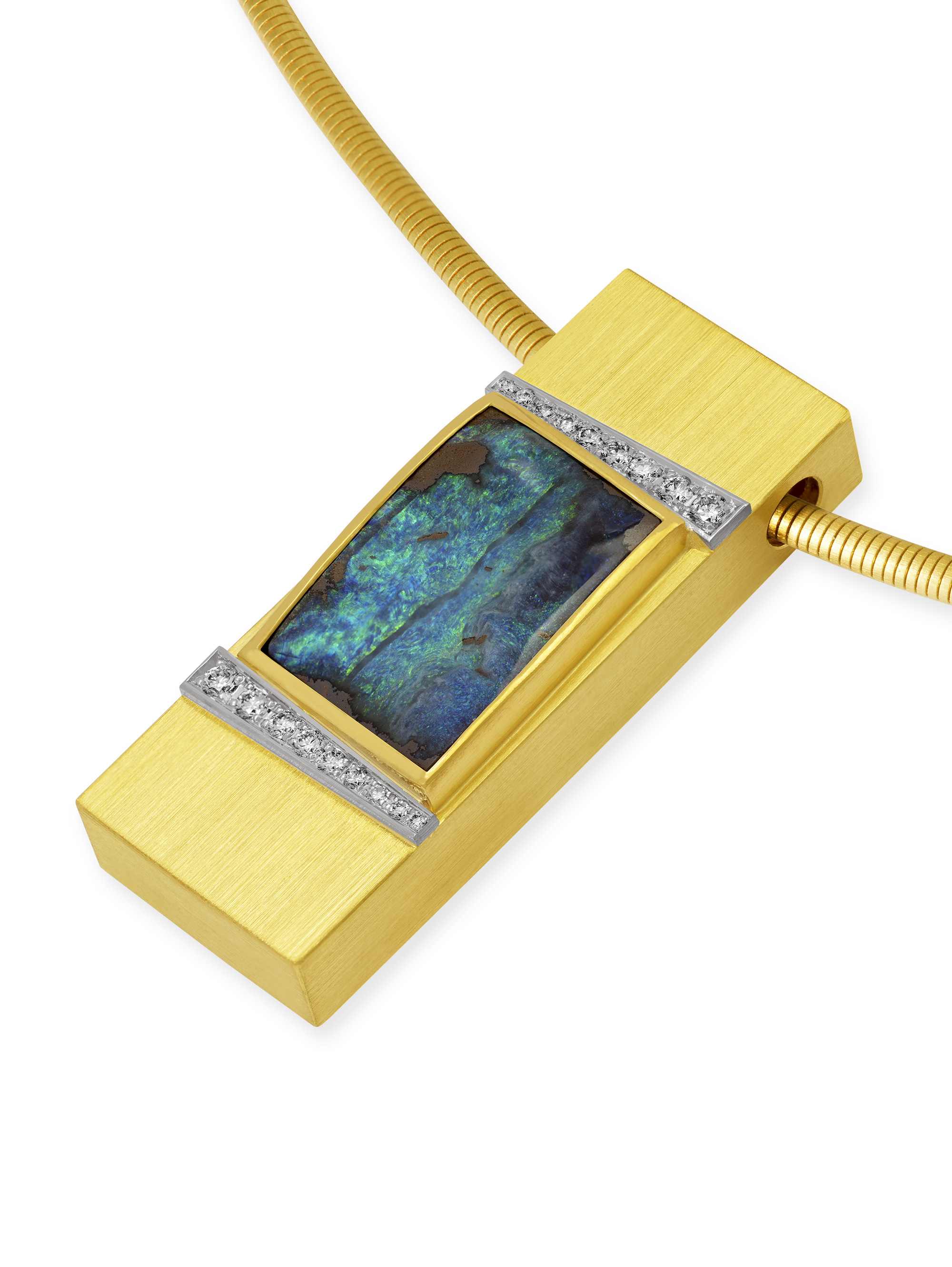 LESER Anhänger- Gelbgold - Opal - Brillanten - 122667