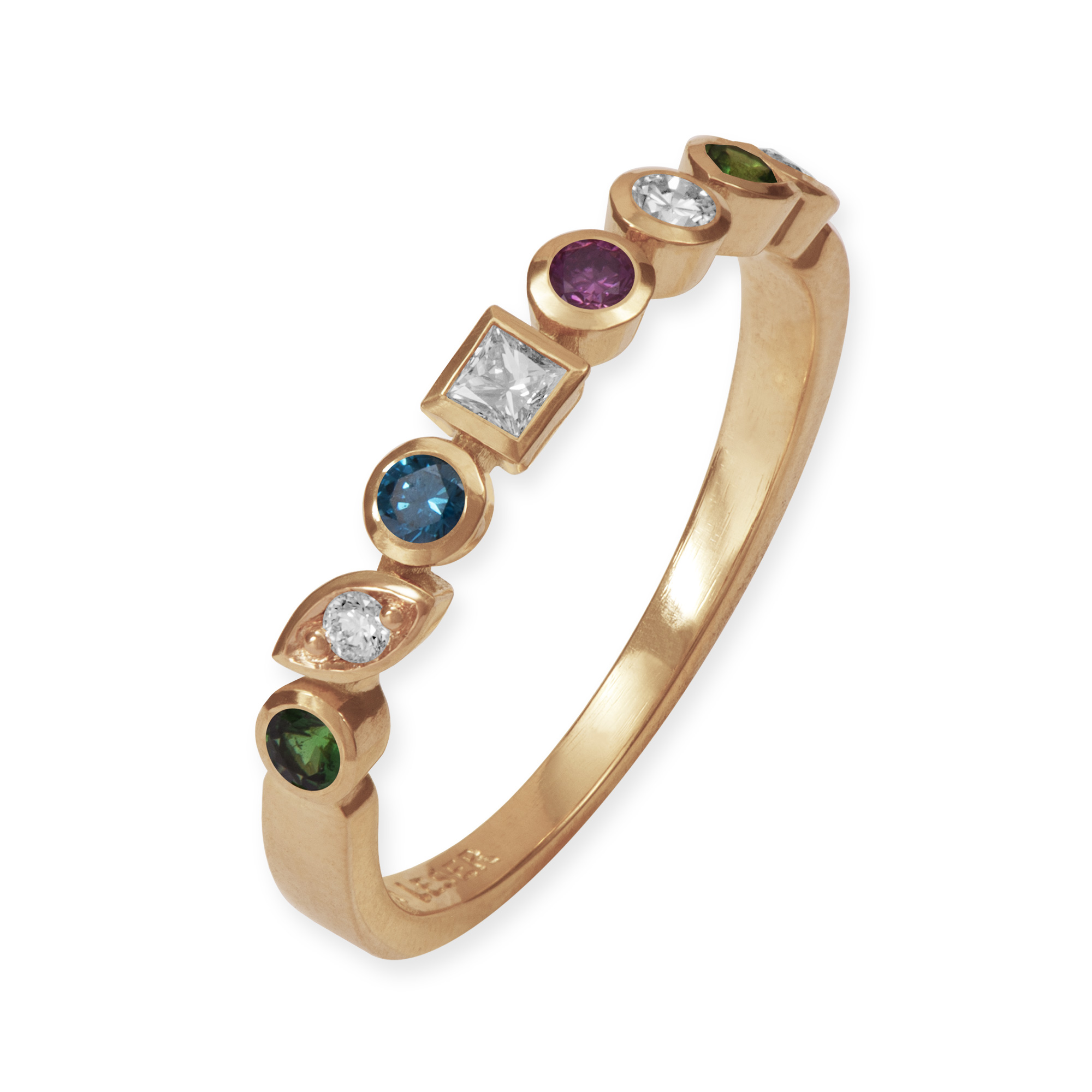 LESER Ring-Tsavolith 750 Rotgold-750RG-116518 LESER Ring-Tsavolith 750 Rotgold