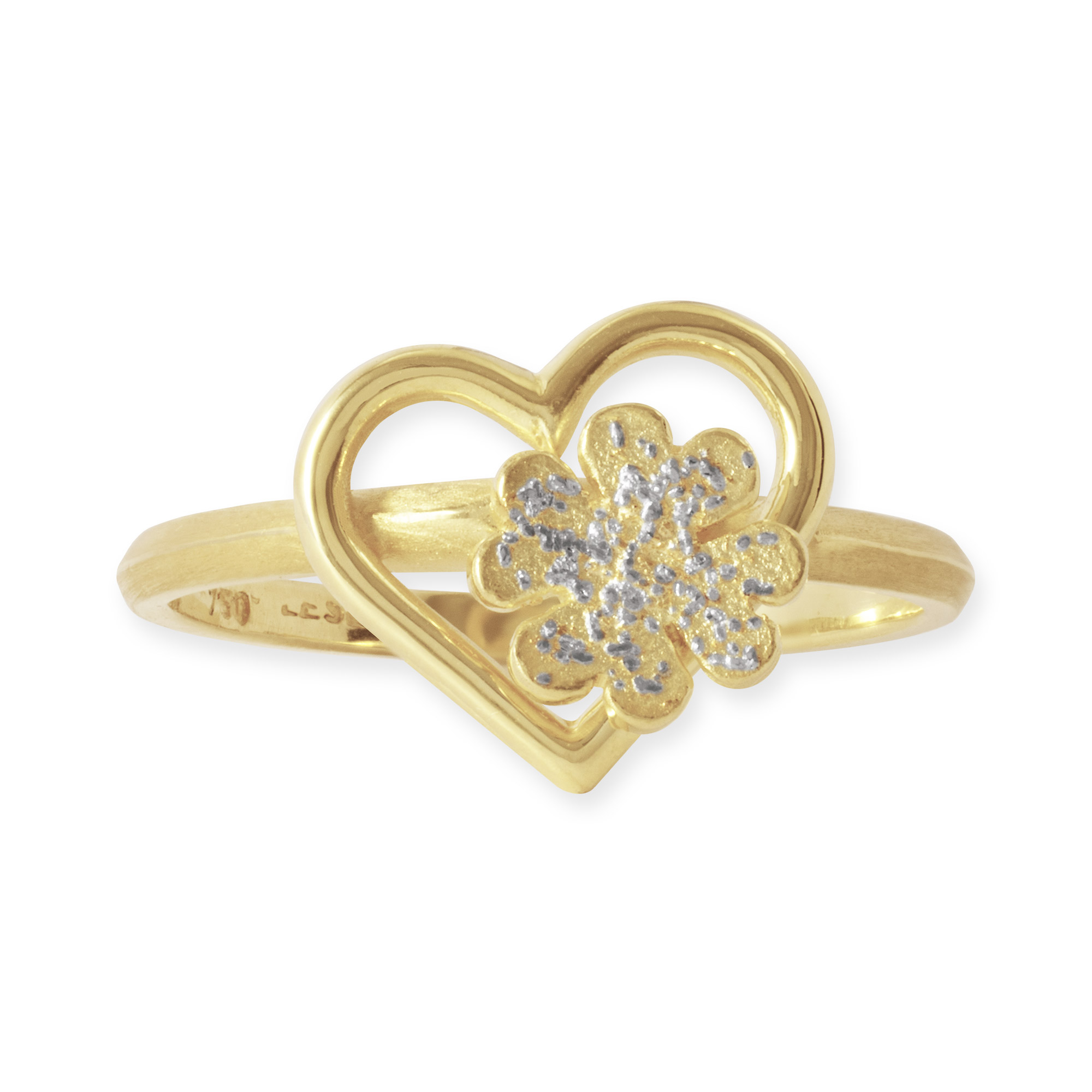 LESER Herz-Ring-Roségold-Platin-123148