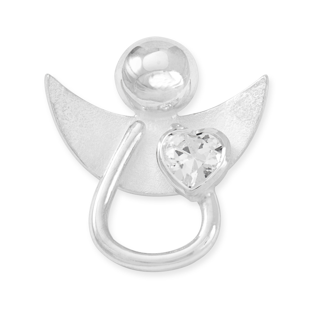 LESER Anhaenger- Engel 925 Silber Zirkonia