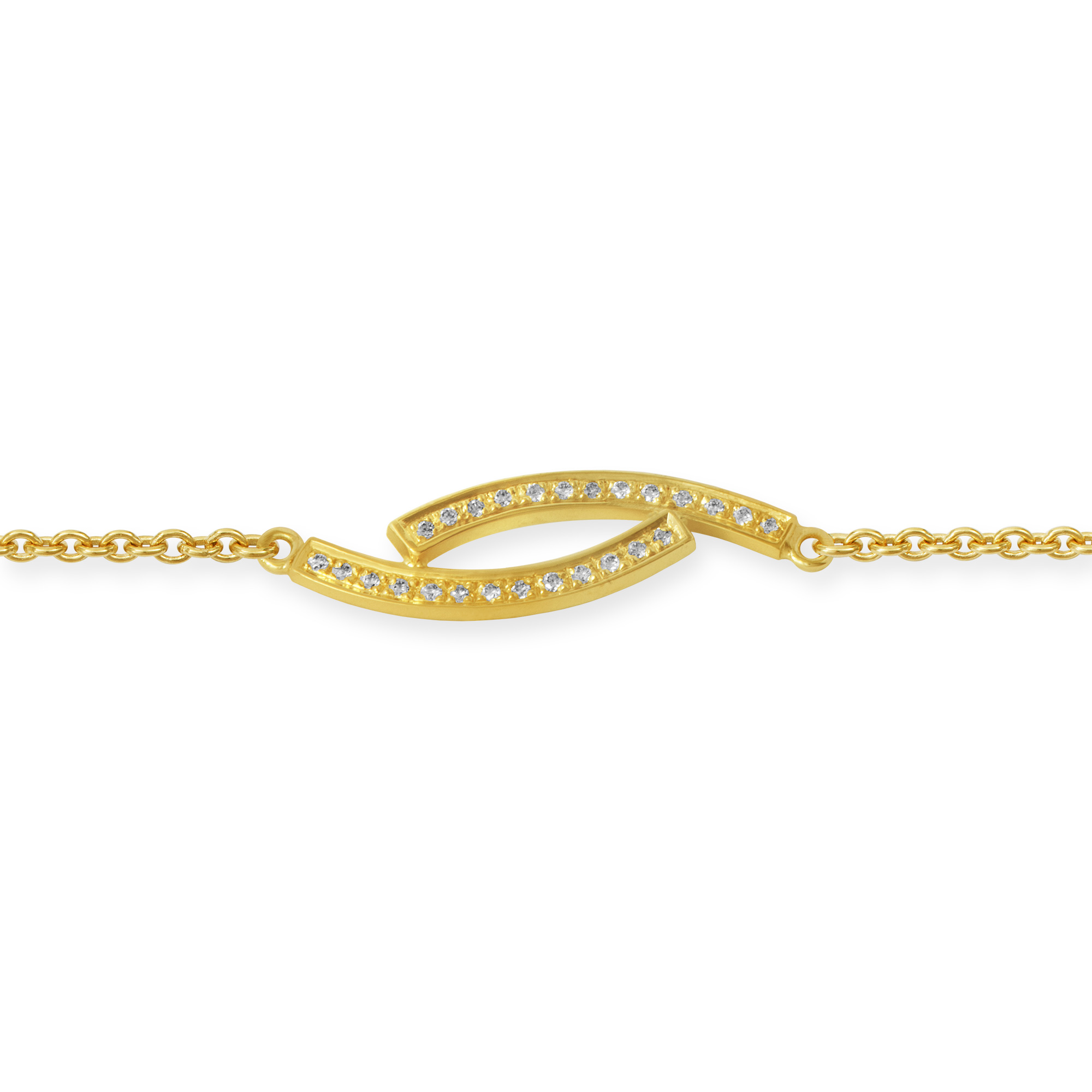 LESER Armband-750 Gelbgold Brillanten