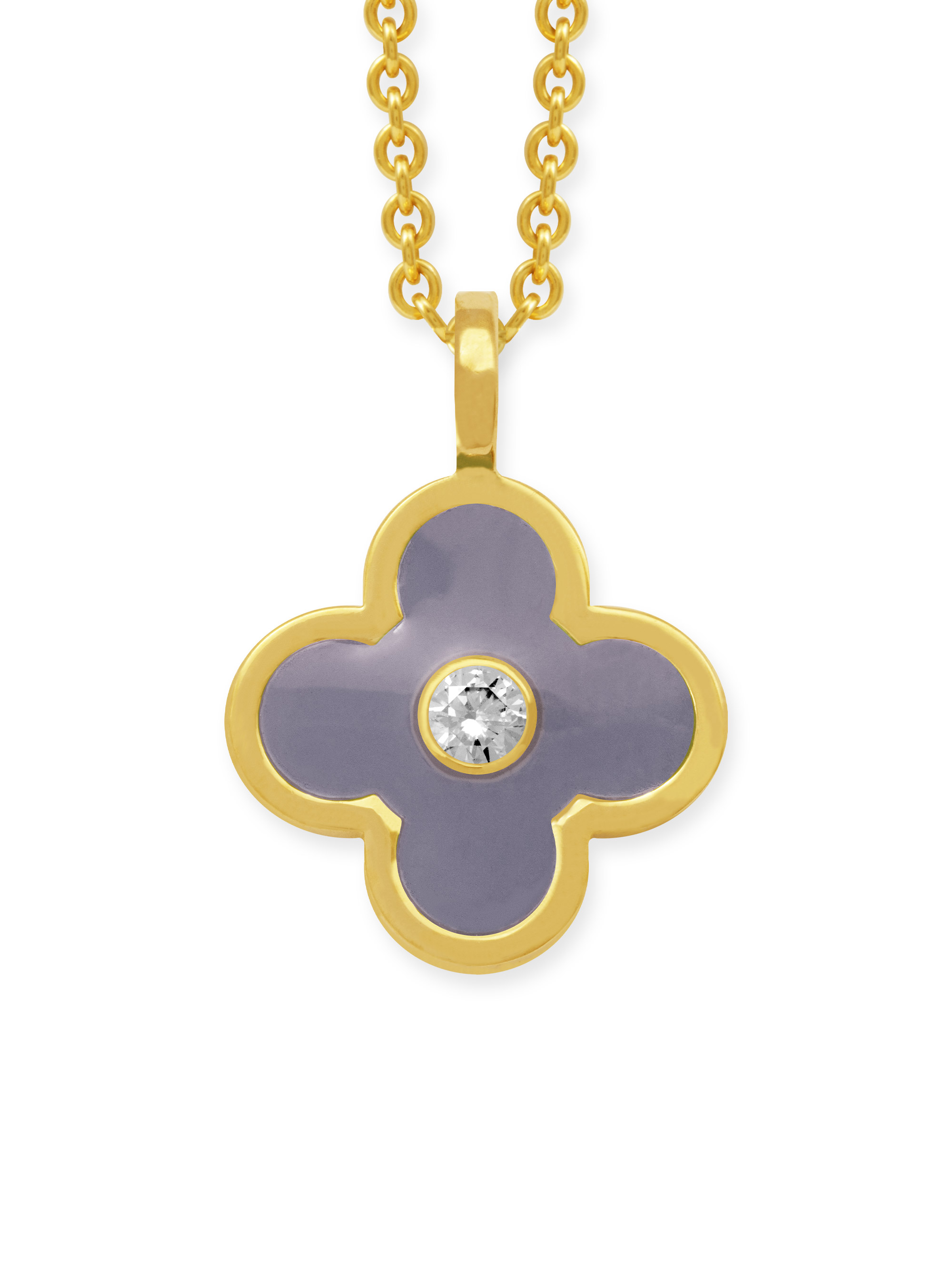 Anhänger mit tauper Blume Anhänger mit tauper Blume