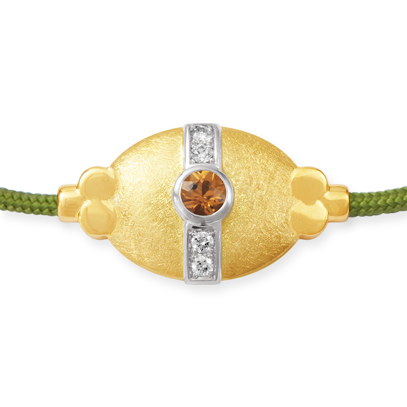LESER Armband- 585 Gelbgold Saphir