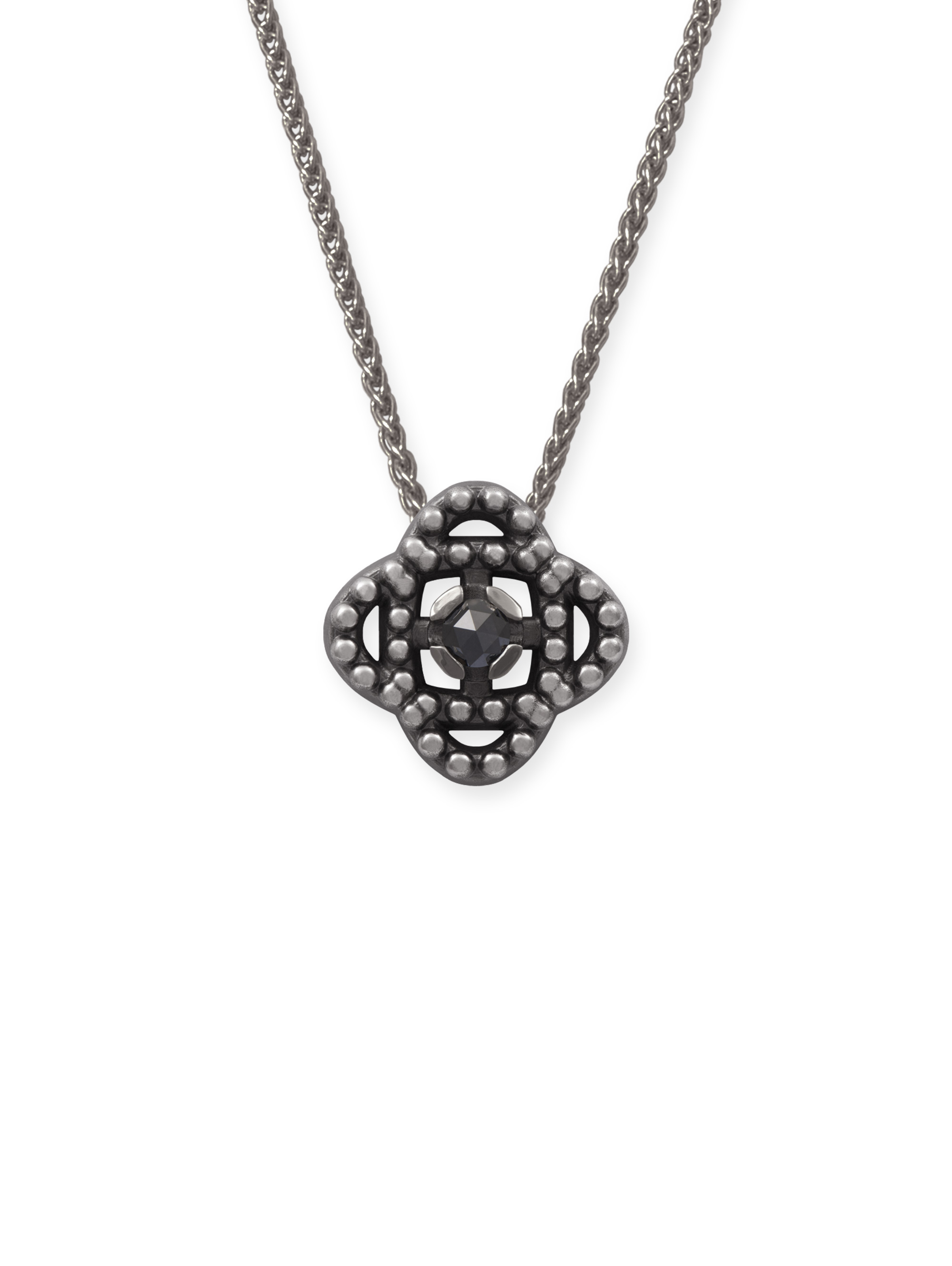 LESER Dirndlschmuck-Anhänger-925Silberoxy-Diamant LESER Dirndlschmuck-Anhänger-925Silberoxy-Diamant