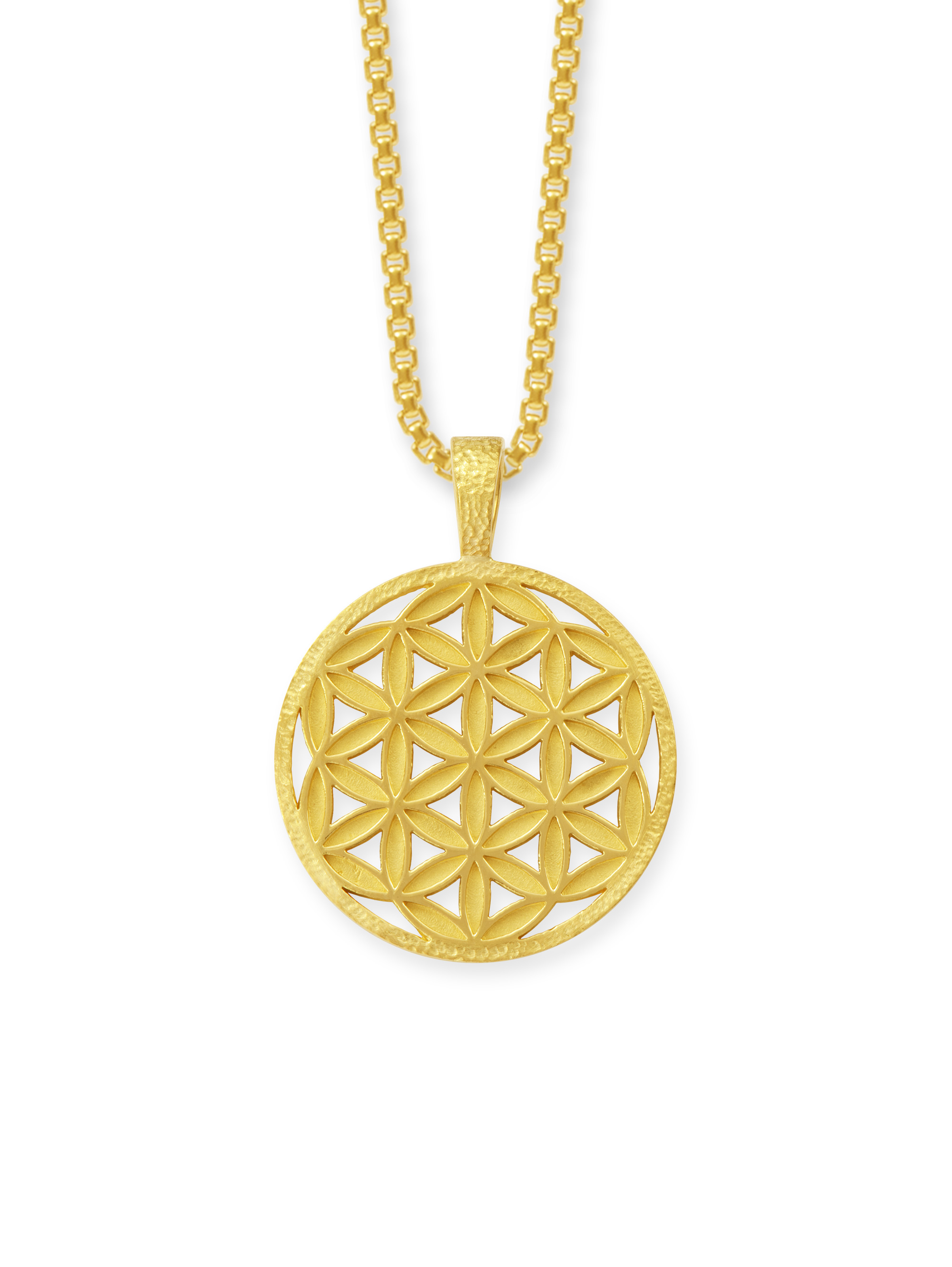 LESER Anhaenger- Blume des Lebens 750 Gelbgold LESER Anhaenger- Blume des Lebens 750 Gelbgold