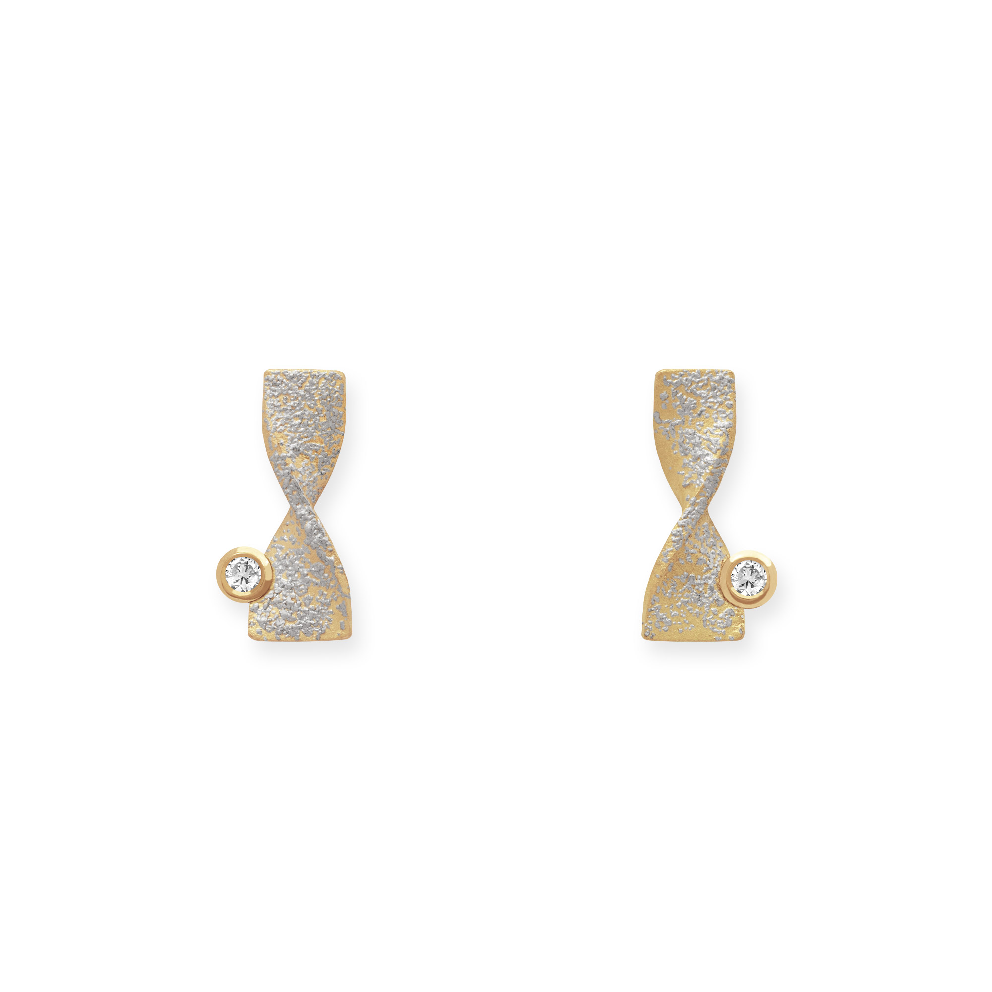 LESER Ohrstecker-Lina-750REG-Brillant Ohrstecker "Lina" mit Brillanten