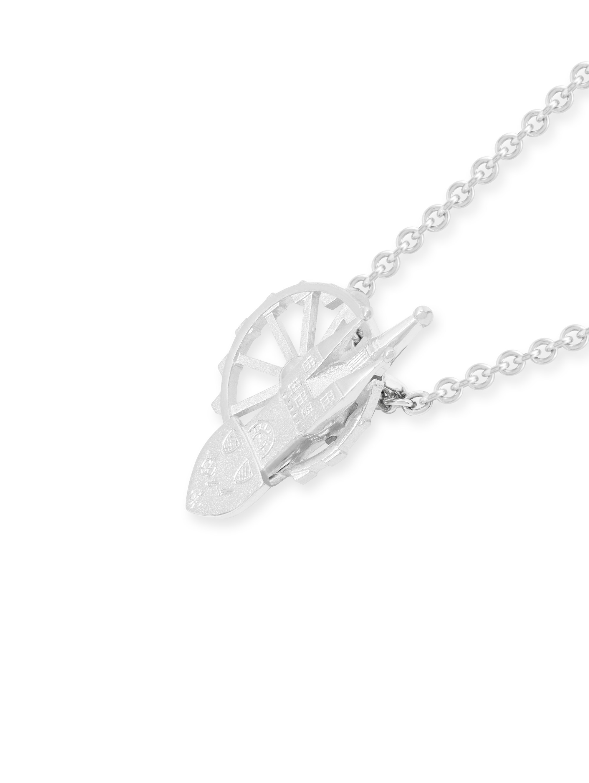 LESER Anhaenger- Stadtschmuck Riesenrad Straubing Silber